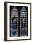 Window C19 Depicting a King and an Archbishop-null-Framed Giclee Print