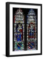 Window C19 Depicting a King and an Archbishop-null-Framed Giclee Print