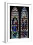 Window C19 Depicting a King and an Archbishop-null-Framed Giclee Print