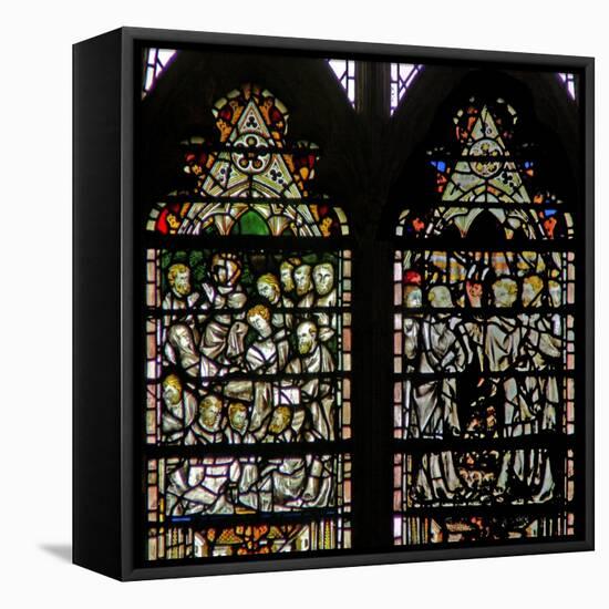 Window C7 Depicting the Funeral of the Virgin Mary-null-Framed Stretched Canvas