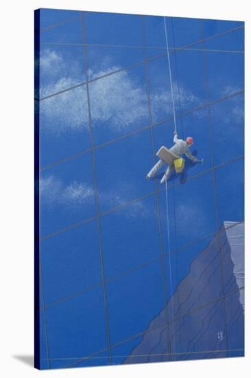 Window Cleaner, 1990-Lincoln Seligman-Stretched Canvas