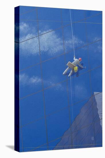 Window Cleaner, 1990-Lincoln Seligman-Stretched Canvas
