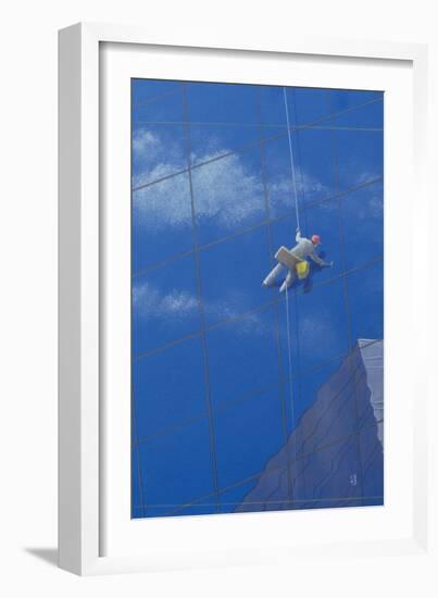 Window Cleaner, 1990-Lincoln Seligman-Framed Giclee Print