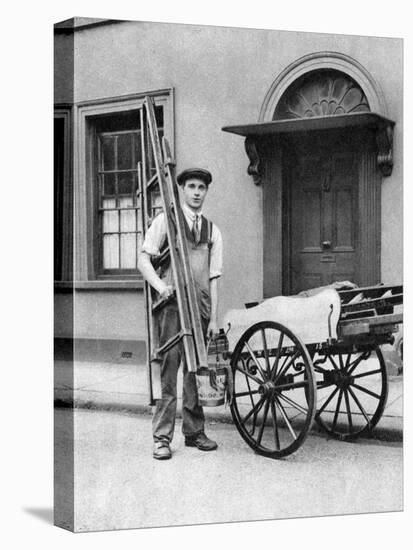 Window Cleaner in Islington, London, 1926-1927-McLeish-Stretched Canvas