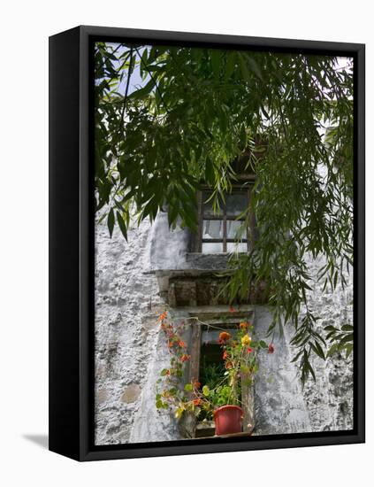 Window Decoration in Sera Temple, Lhasa, Tibet, China-Keren Su-Framed Stretched Canvas