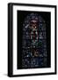Window Depicting Notre Dame De La Belle Verriere in the South Choir, 13th Century-null-Framed Giclee Print