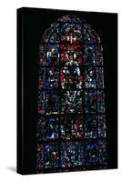 Window Depicting Notre Dame De La Belle Verriere in the South Choir, 13th Century-null-Stretched Canvas