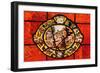 Window Depicting September, from Montigny-null-Framed Premium Giclee Print