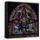 Window Depicting the Fifth Section of W7: the Death of St Peter: His Soul Ascends to Heaven-null-Framed Stretched Canvas