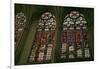 Window Depicting the North Side of the Choir with the Clerestory "Band" Stained Glass Windows-null-Framed Giclee Print