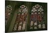 Window Depicting the North Side of the Choir with the Clerestory "Band" Stained Glass Windows-null-Stretched Canvas