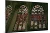 Window Depicting the North Side of the Choir with the Clerestory "Band" Stained Glass Windows-null-Mounted Giclee Print