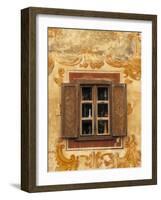 Window Detail, Bardejov, Saris Region, East Slovakia-Walter Bibikow-Framed Photographic Print