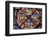 Window detail in Trinity Chapel, Canterbury Cathedral, England, UK, 20th century-CM Dixon-Framed Photographic Print