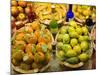 Window Display of Traditional Marzipan Fruits and Grappa, Taormina, Sicily, Italy, Europe-Martin Child-Mounted Photographic Print