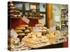 Window Display of Traditional Torrone, Cakes and Pastries, Taormina, Sicily, Italy, Europe-Martin Child-Stretched Canvas