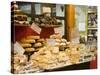 Window Display of Traditional Torrone, Cakes and Pastries, Taormina, Sicily, Italy, Europe-Martin Child-Stretched Canvas