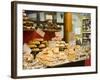 Window Display of Traditional Torrone, Cakes and Pastries, Taormina, Sicily, Italy, Europe-Martin Child-Framed Photographic Print