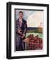 Window Dresser on Holiday, 1980-Peter Wilson-Framed Giclee Print