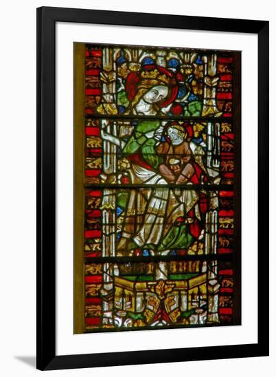 Window E1 Depicting the Virgin Mary-null-Framed Giclee Print