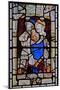 Window Ew Depicting St Anne, Joachim, the Virgin Mary and the Christ Child-null-Mounted Giclee Print