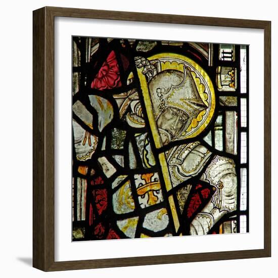 Window EW Depicting St George-null-Framed Giclee Print