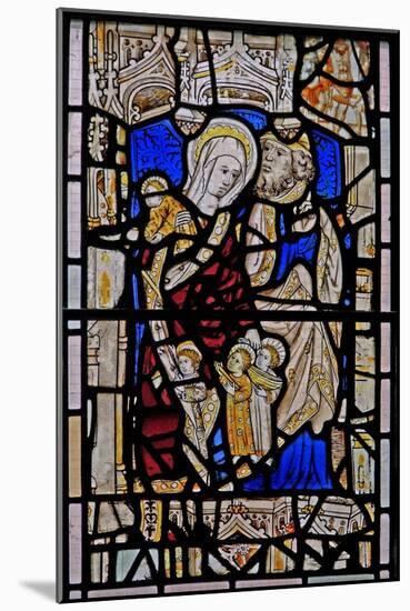 Window Ew Depicting St Mary Cleopas, Alphaeus and their Children-null-Mounted Giclee Print