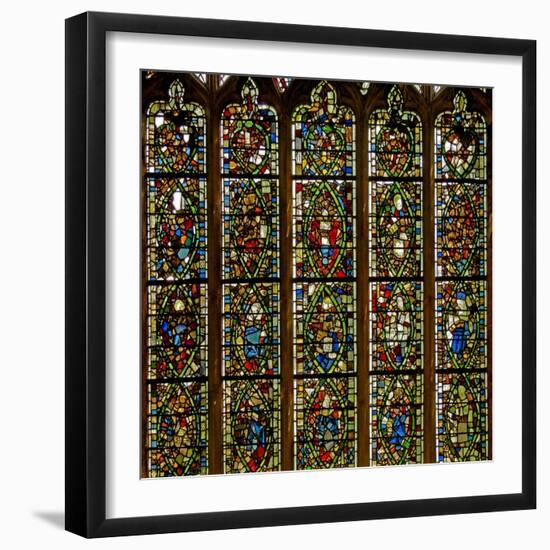 Window Ew Depicting the Tree of Jesse-null-Framed Giclee Print