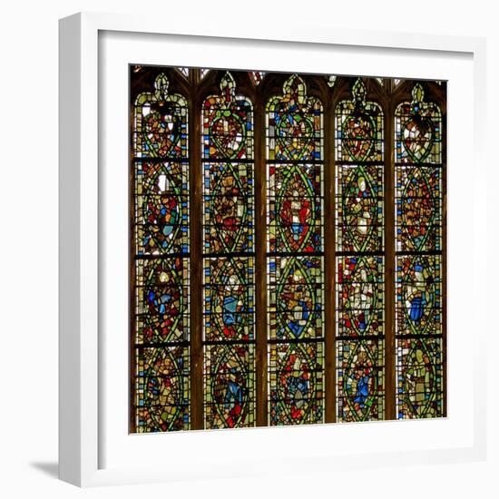 Window Ew Depicting the Tree of Jesse-null-Framed Giclee Print