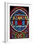 Window Ew Depicting Two Angels-null-Framed Giclee Print