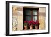 Window Flower Pots in Village of Santillana Del Mar, Cantabria, Spain-David R^ Frazier-Framed Premium Photographic Print