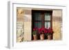 Window Flower Pots in Village of Santillana Del Mar, Cantabria, Spain-David R^ Frazier-Framed Premium Photographic Print