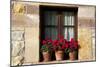 Window Flower Pots in Village of Santillana Del Mar, Cantabria, Spain-David R^ Frazier-Mounted Premium Photographic Print