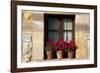 Window Flower Pots in Village of Santillana Del Mar, Cantabria, Spain-David R^ Frazier-Framed Photographic Print