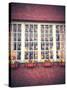 Window Front with Window Boxes of the Hotel 'Alt NŸrnberg' in Hamburg-Frina-Stretched Canvas