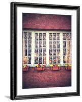 Window Front with Window Boxes of the Hotel 'Alt NŸrnberg' in Hamburg-Frina-Framed Photographic Print