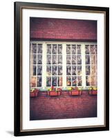 Window Front with Window Boxes of the Hotel 'Alt NŸrnberg' in Hamburg-Frina-Framed Photographic Print