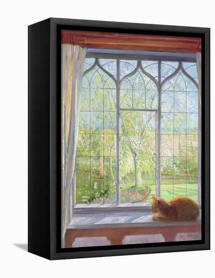 Window in Spring, 1992-Timothy Easton-Framed Stretched Canvas
