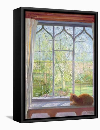 Window in Spring, 1992-Timothy Easton-Framed Stretched Canvas