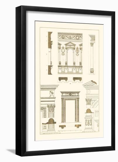 Window in the Cortile of Dodge's Palace, Palazzo Vecchio, and Santa Croce-J. Buhlmann-Framed Art Print