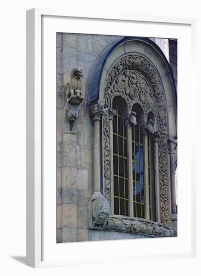 Window in the Main Apse of the Church, Built 1327-35-null-Framed Giclee Print