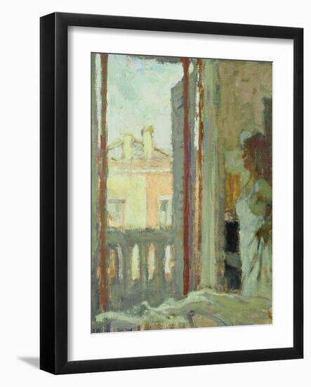 Window in Venice-Bernard Dunstan-Framed Giclee Print