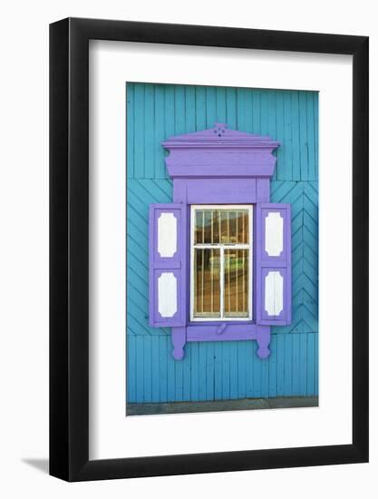 Window, Khoujir, Olkhon Island, Lake Baikal, UNESCO World Heritage Site-Bruno Morandi-Framed Photographic Print