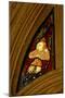 Window N1 Depicting a Musician Angel with a Triangle-null-Mounted Giclee Print
