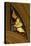 Window N1 Depicting a Musician Angel with Bagpipes-null-Stretched Canvas