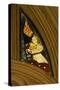 Window N1 Depicting a Musician Angel with Bagpipes-null-Stretched Canvas