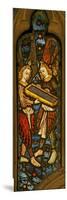 Window N1 Depicting Musician Angels with a Clavichord-null-Mounted Giclee Print