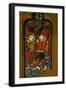 Window N1 Depicting Musician Angels with Pipes-null-Framed Giclee Print