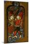 Window N1 Depicting Musician Angels with Pipes-null-Mounted Giclee Print