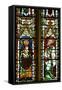 Window N2 Depicting Solomon and a Prophet-null-Framed Stretched Canvas